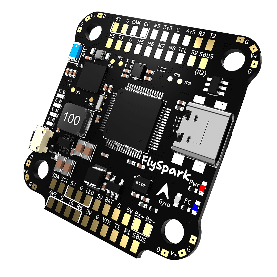 FLYSPARKF4 顶部斜视图