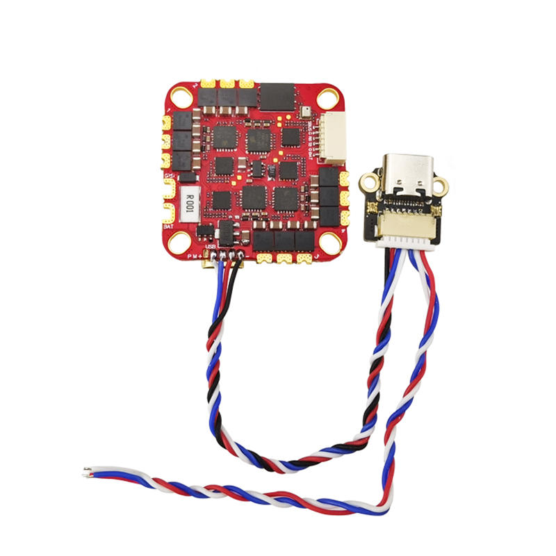 HAKRC F722D 底面与 USB