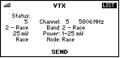 Spektrum VTX 状态