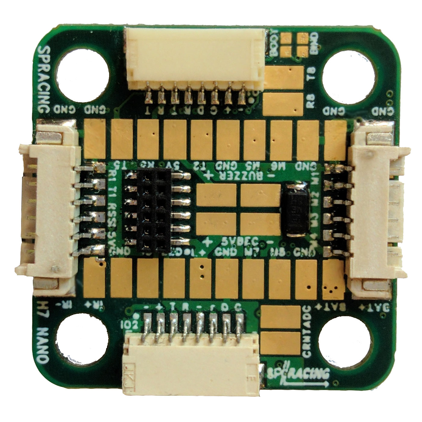 带连接器的 SPRacingH7NANO NANO-E